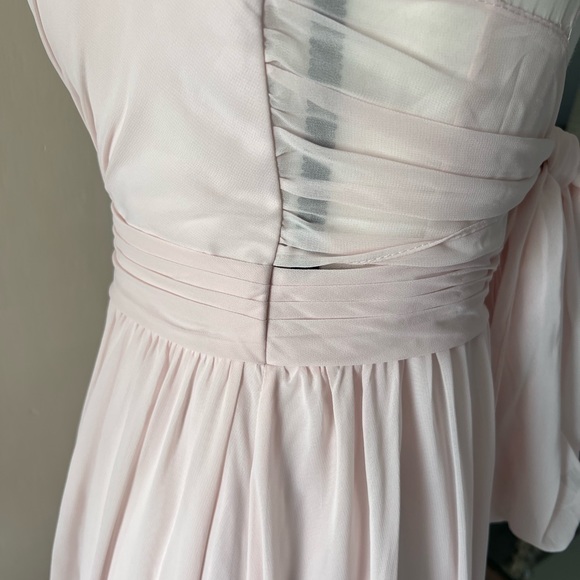 Bridesmaid Dresses - 3 Azazie blush color sizes 2, 4/6 & 12/14 worn once - Picture 5 of 10
